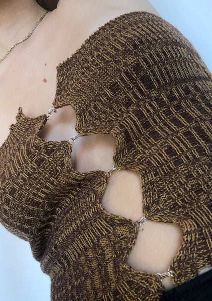 Ribbed Hook & Eye Bustier