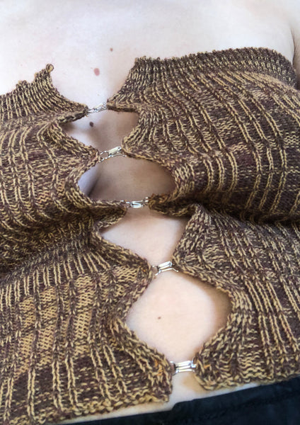 Ribbed Hook & Eye Bustier