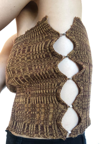 Ribbed Hook & Eye Bustier