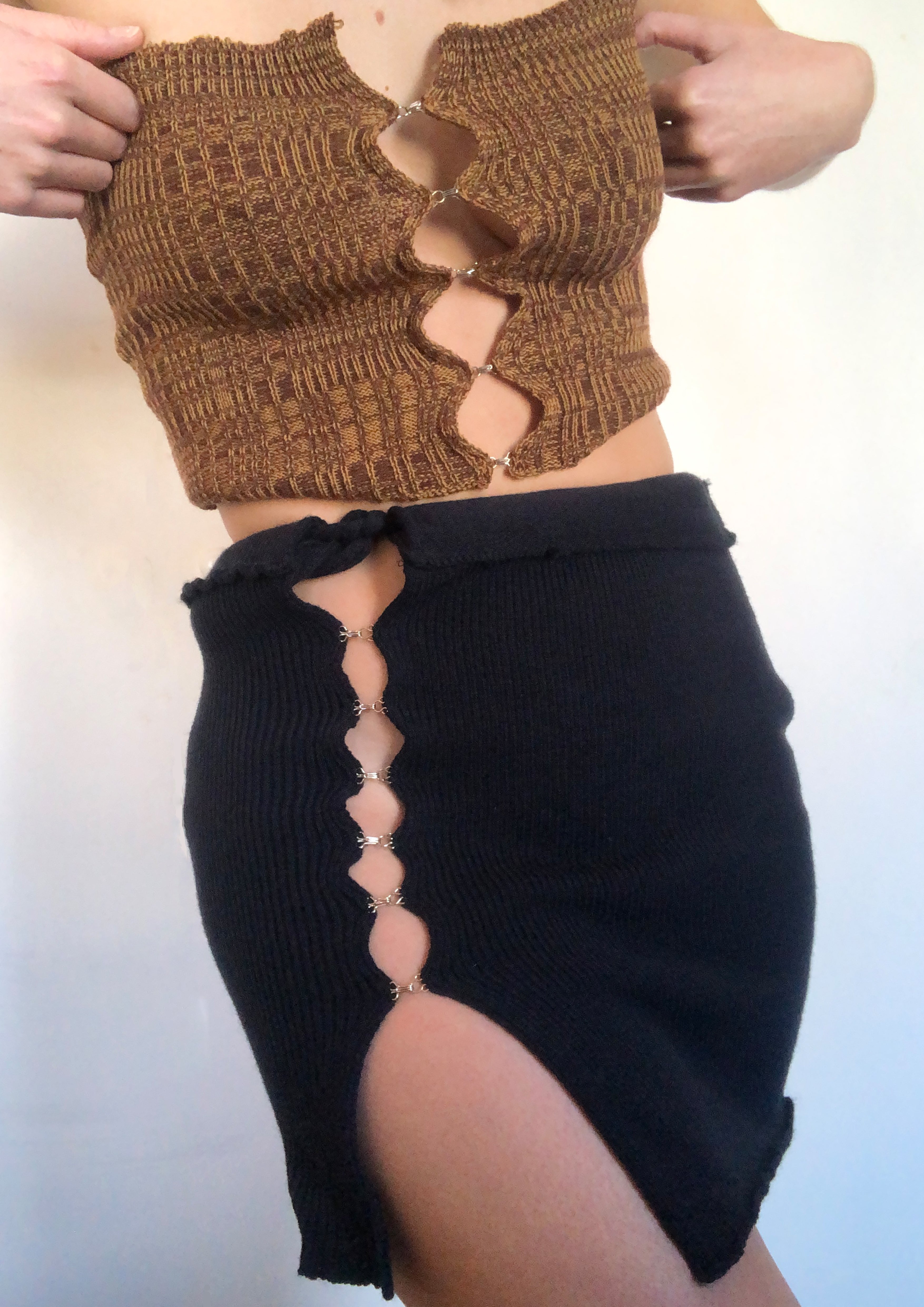 Hook & Eye Mini Skirt