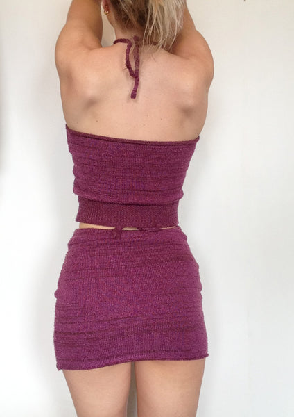Knitted Halterneck Co-ord Set