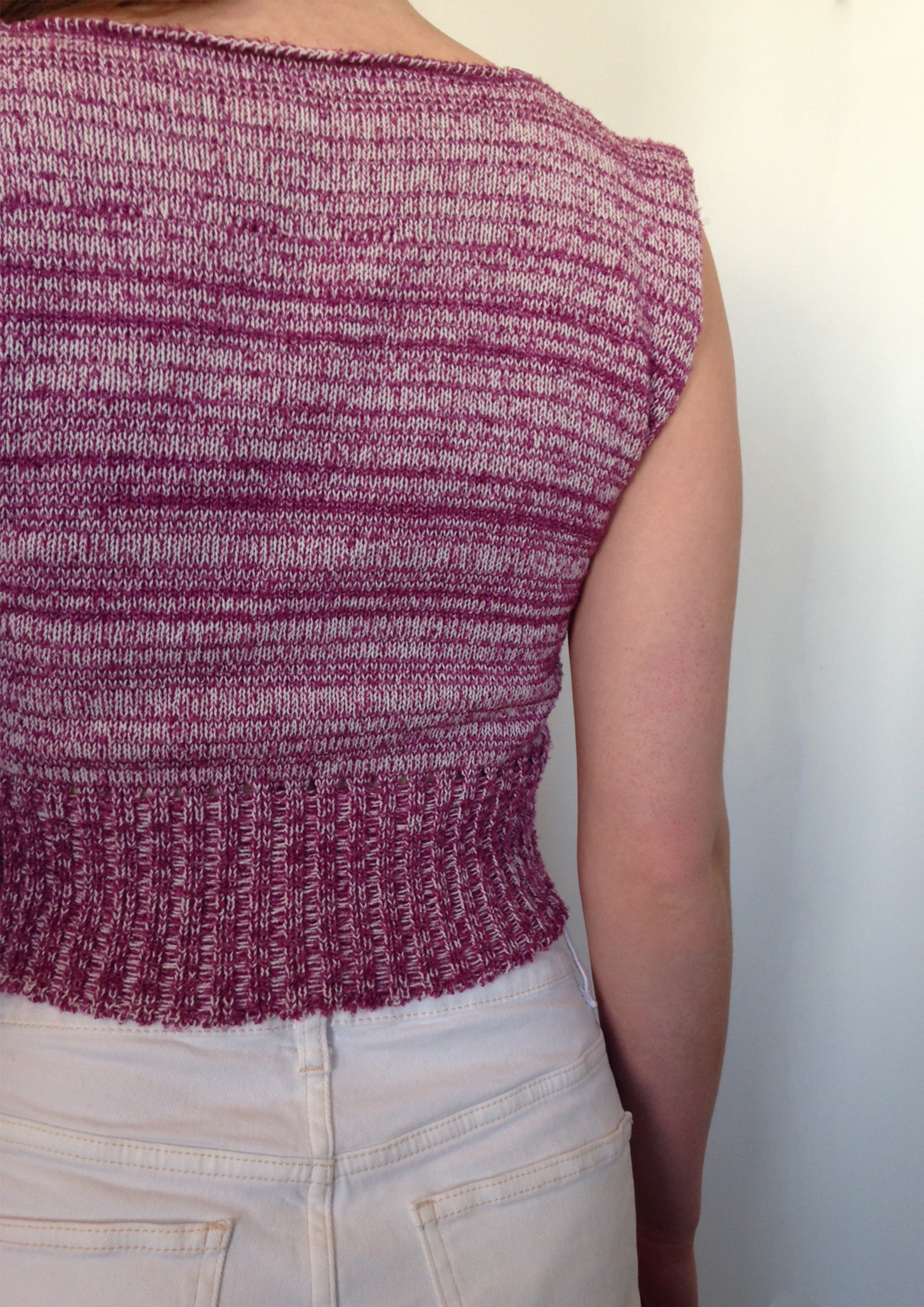 Asymmetric Hook and Eye Vest