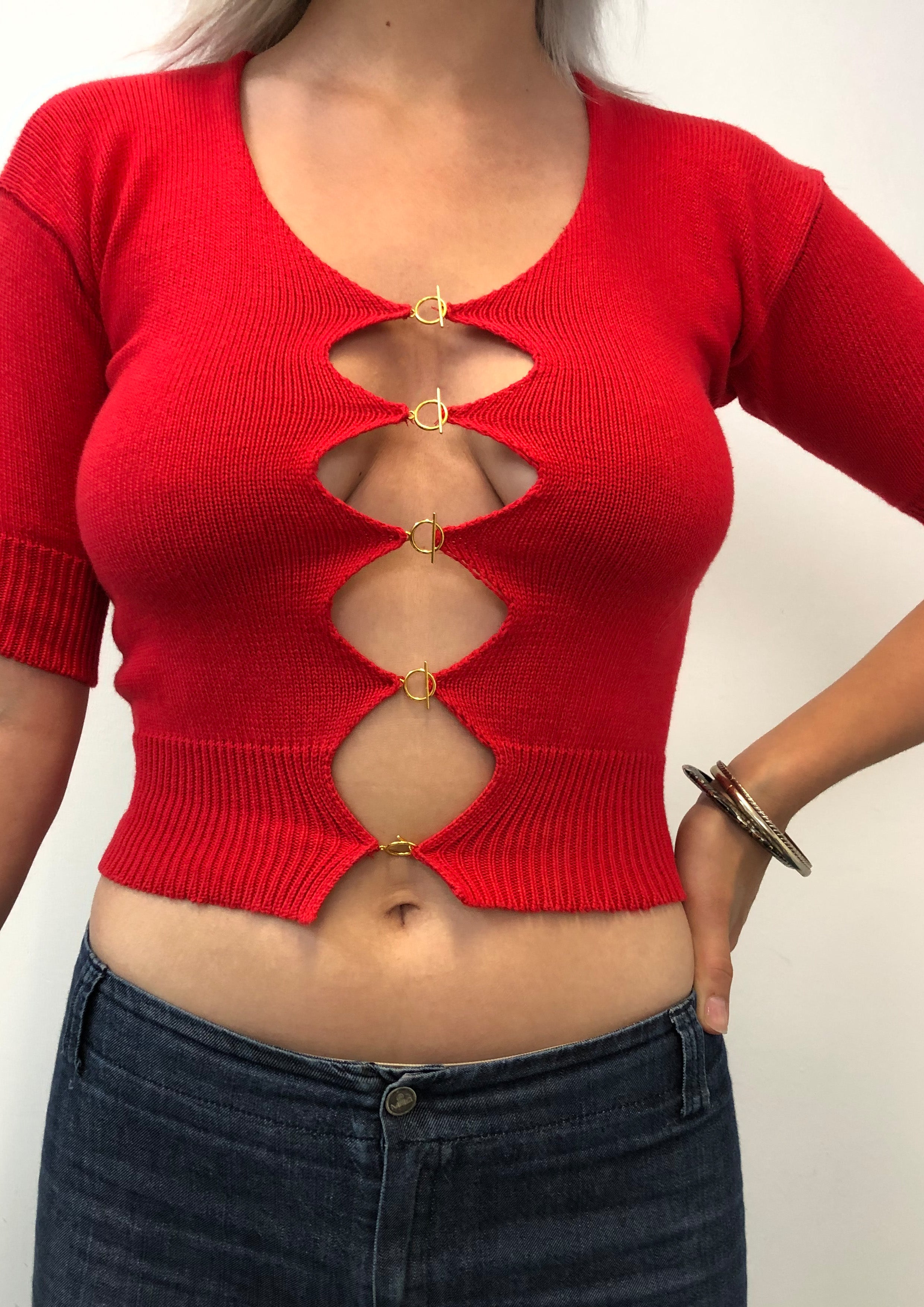Short Sleeve T Bar Top