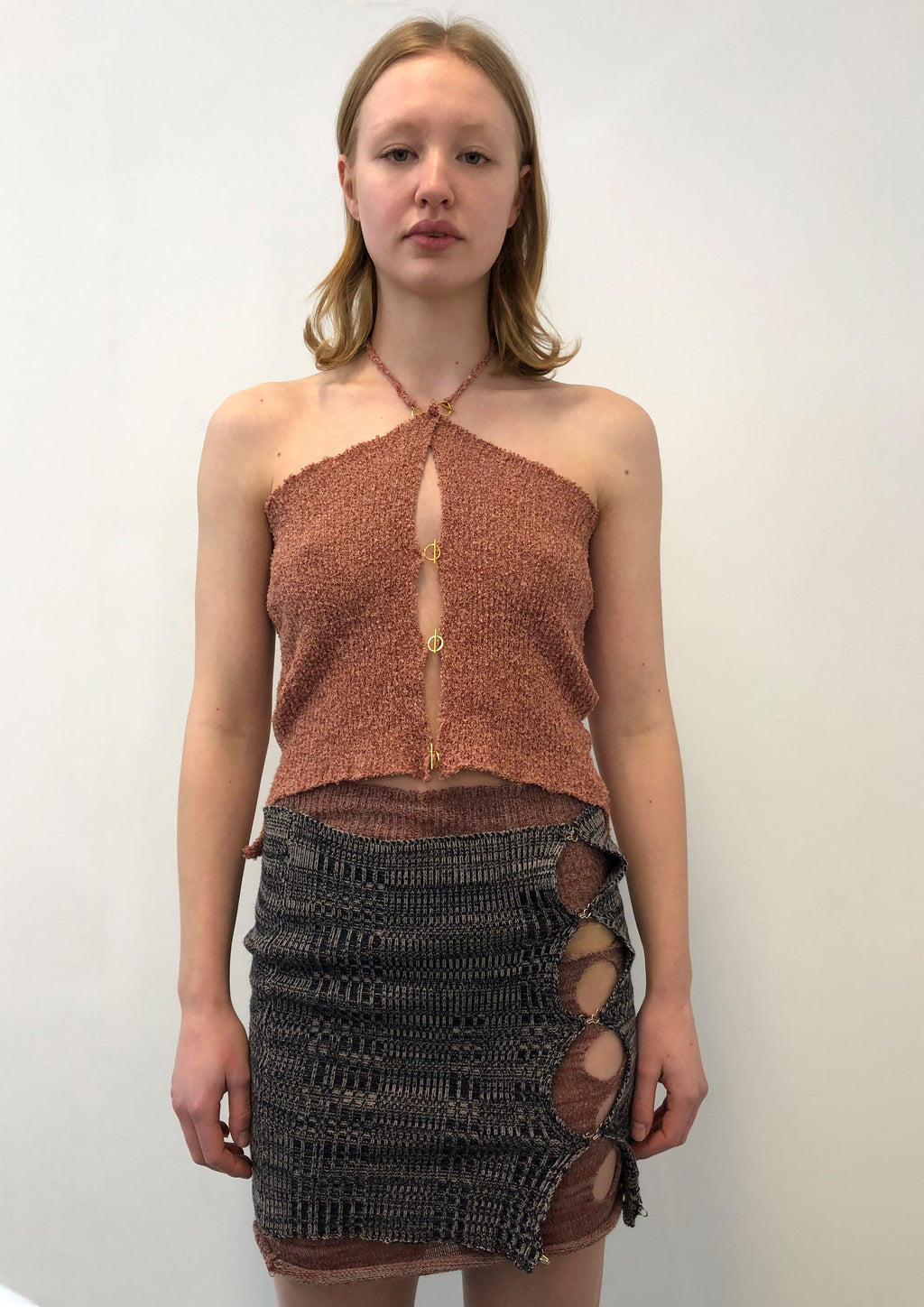 T Bar Halterneck Top
