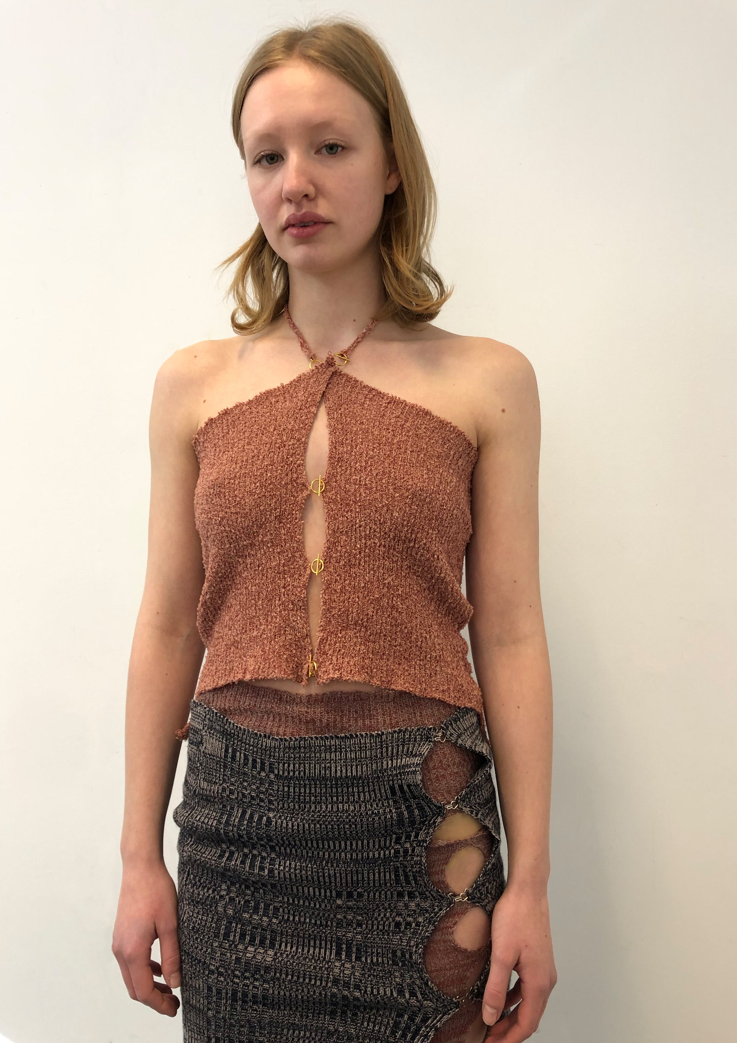 T Bar Halterneck Top