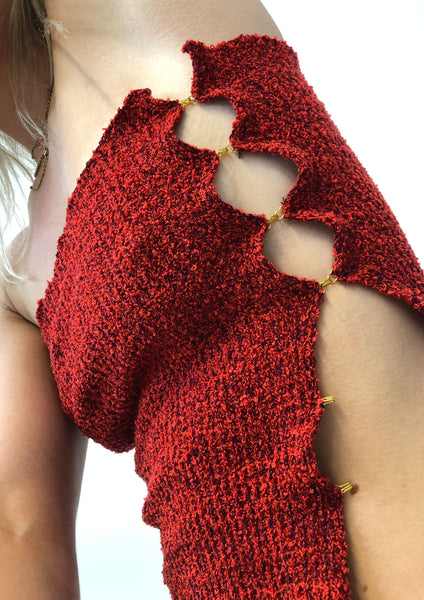 Ribbed Hook & Eye Bustier