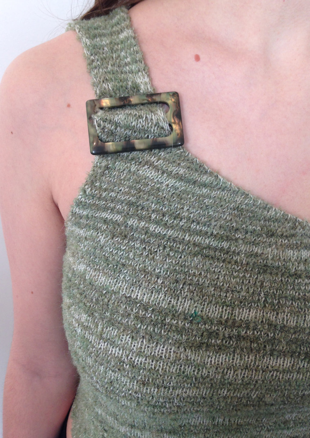 Asymmetric Mohair Top