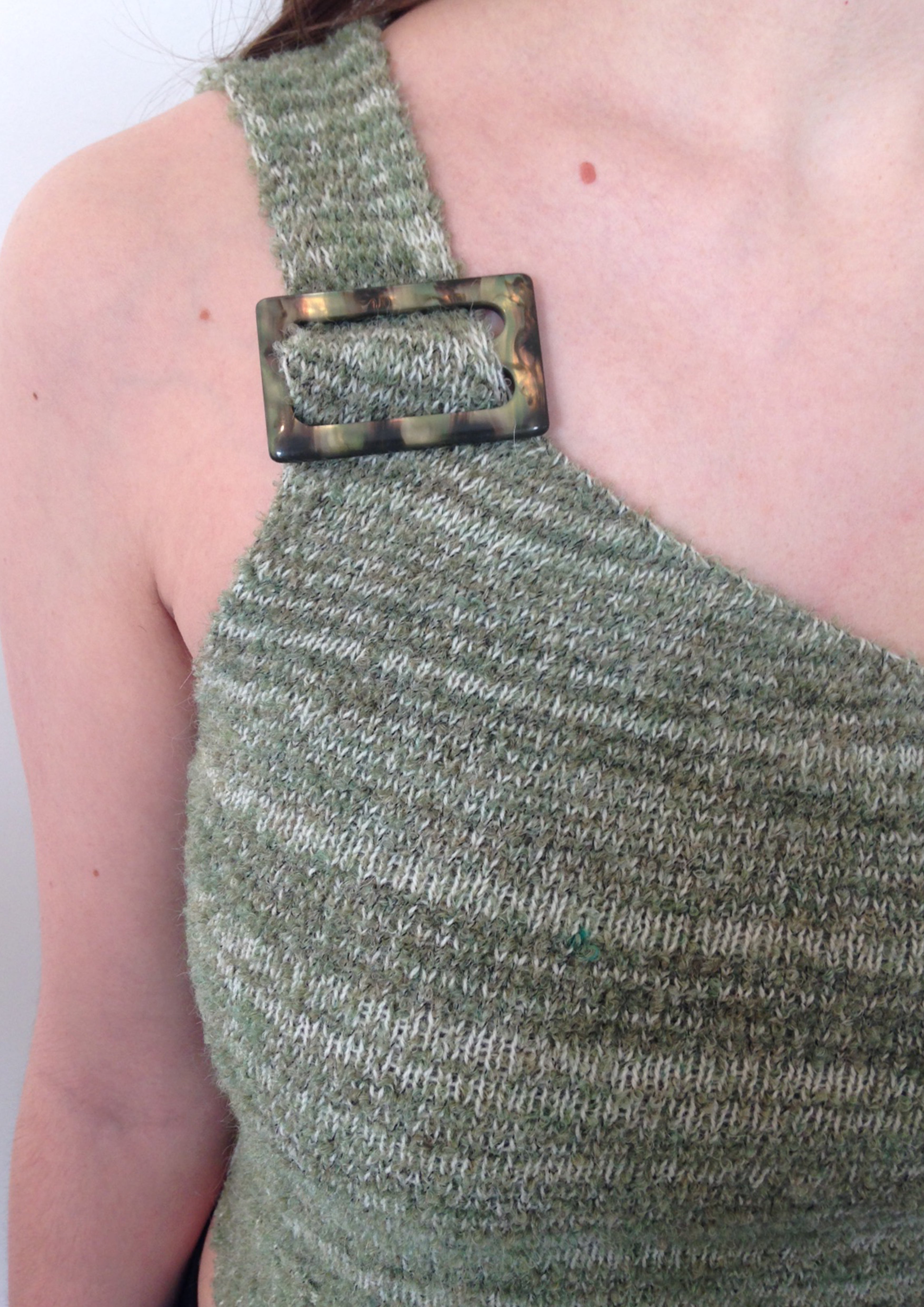 Asymmetric Mohair Top